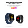 Montre intelligente etanche avec fonction cardiaque - Beige