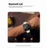Montre intelligente etanche avec fonction cardiaque - Beige