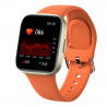 Montre intelligente etanche avec fonction cardiaque - Orange