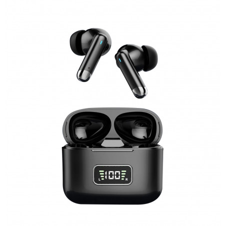 Ecouteurs Bluetooth 5.3 intra auriculaire - Noir