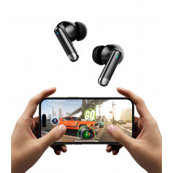 Ecouteurs Bluetooth 5.3 intra auriculaire - Noir