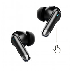 Ecouteurs Bluetooth 5.3 intra auriculaire - Noir