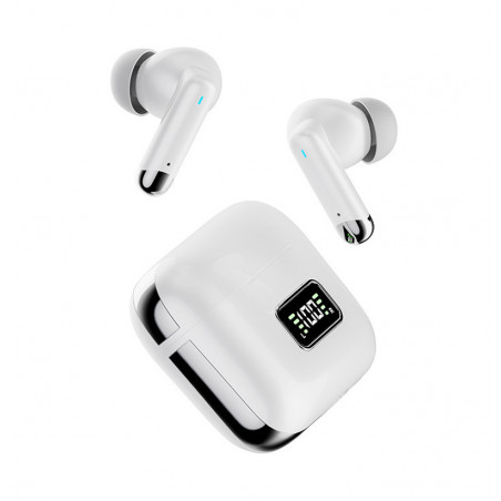 Ecouteurs Bluetooth 5.3 intra auriculaire - Blanc
