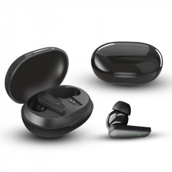 Ecouteurs Bluetooth intra auriculaire - Noir