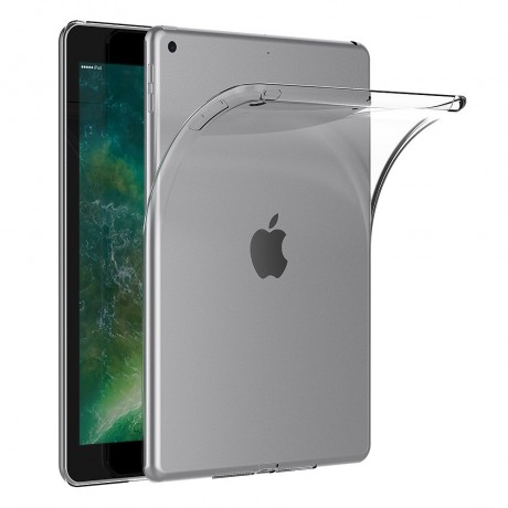 Coque transparente souple & vitre en verre trempé pour iPad 9,7