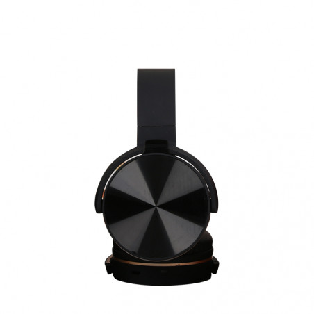 Casque stereo sans fil Bluetooth 5.0 avec microphone et basse de...