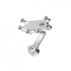 Support Voiture pour smartphone - orientation reglable - Blanc