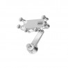 Support Voiture pour smartphone - orientation reglable - Blanc