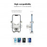 Support Voiture pour smartphone - orientation reglable - Blanc