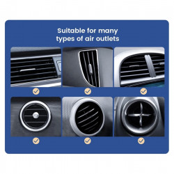 Support Voiture pour smartphone - orientation reglable - Blanc