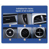 Support Voiture pour smartphone - orientation reglable - Blanc