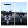Support Voiture pour smartphone - orientation reglable - Noir
