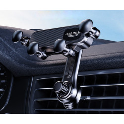 Support Voiture pour smartphone - orientation reglable - Noir