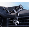Support Voiture pour smartphone - orientation reglable - Noir