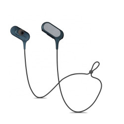 Ecouteur stereo Bluetooth magnetique - Bleu