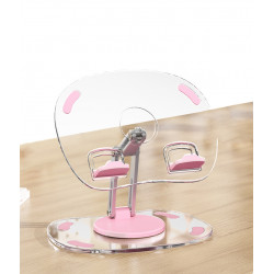 Support pliable pour tablette et Smartphone - Rose