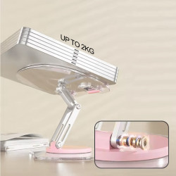 Support pliable pour tablette et Smartphone - Rose