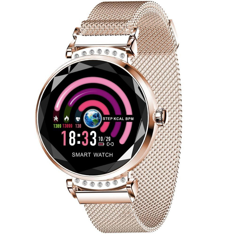 Montre Bluetooth connectee tactile - Or
