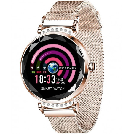 Montre Bluetooth connectee tactile - Or