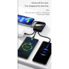 Powerbank Compacte 20000 mAh avec set de cable USB integre - Noir