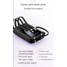 Powerbank Compacte 20000 mAh avec set de cable USB integre - Noir