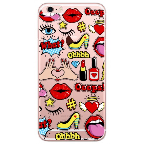 Coque LACOQUE'IN pour iPhone 6/6S - Stickers