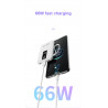 Powerbank 20000mAh avec cable integres - Taille compacte - Blanc