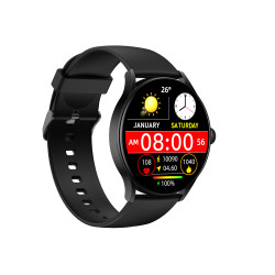 Montre intelligente waterproof IP68 avec fonction sante - Noire