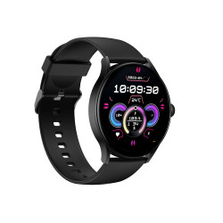 Montre intelligente waterproof IP68 avec fonction sante - Noire