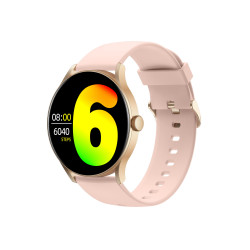 Montre intelligente waterproof IP68 avec fonction sante - Rose