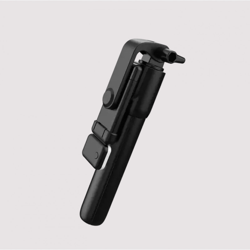 Perche a selfie Bluetooth avec flash integre - Noir