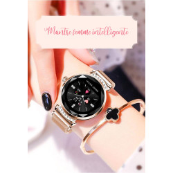 Montre Bluetooth connectee tactile - Or