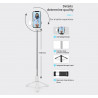 Perche a selfie Bluetooth avec flash integre - Blanc