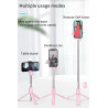 Perche a selfie Bluetooth avec flash integre - Rose