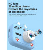 Appareil photo HD avant et arriere 1080p avec ecran et housse en...