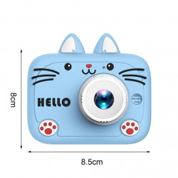 Appareil photo HD avant et arriere 1080p avec ecran et housse en...