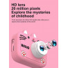 Appareil photo HD avant et arriere 1080p avec ecran et housse en...