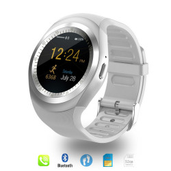 Montre Bluetooth connectee avec fonction appels et sante - Gris