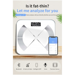 Balance connectee Bluetooth - Blanche