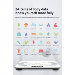 Balance connectee Bluetooth - Blanche