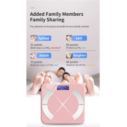 Balance connectee Bluetooth - Rose