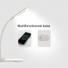 Lampe LED avec chargeur a induction - Noir