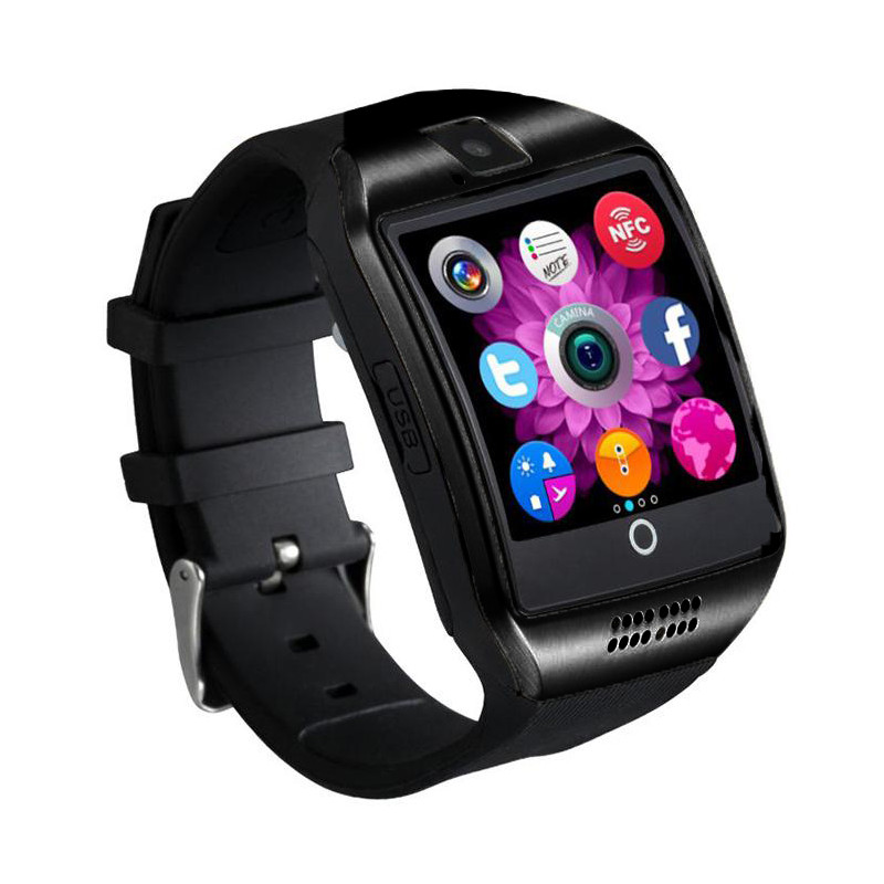 Montre connectee Bluetooth etanche avec camera et microphone...