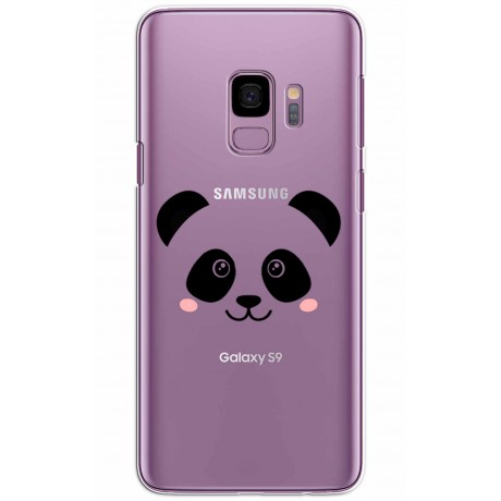 Coque transparente Samsung Galaxy S9 - Panda