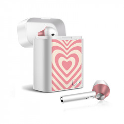 Ecouteurs Bluetooth Rose - Heartfalls
