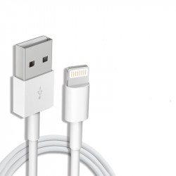 Cable USB/ Lightning 3 m - Blanc