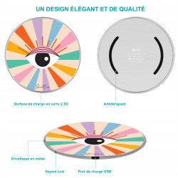 Chargeur a induction Argent - Eye