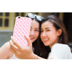 Coque iPhone 6/7/8/SE/SE2 - Pink Chess