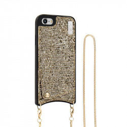 Coque pailletee avec emplacement pour CB et chaine bandouliere en...