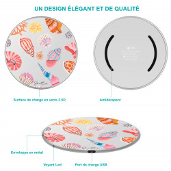 Chargeur a induction Argent - Beach mood